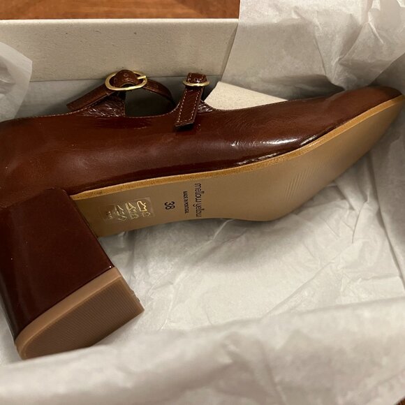 Mellow Yellow Irving block heels - NEW IN BOX/NEVER WORN - French size 38/US 7.5 - Picture 6 of 10